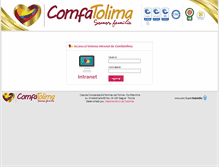 Tablet Screenshot of intranet.comfatolima.com.co